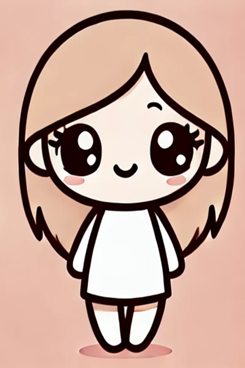 easy cute girl drawing simple